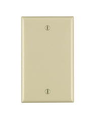 Leviton 80714-00I Blank Wall Plate, Ivory