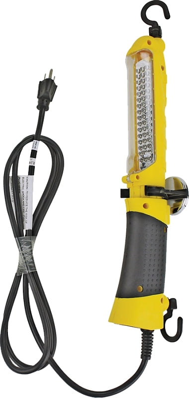 Powerzone, 48 W Power Zone ORTLLED48606 Drop Light, LED Bulb, 6 ft 16/3 SJTW Cord, Yellow