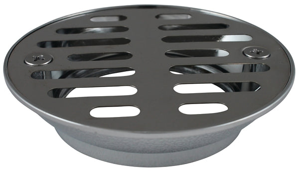 Plumb Pak PP825-51 Shower Drain, 2 In, Metal, Chrome Plated, 2"