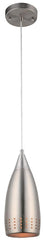 Westinghouse 6101300 mini pendant light, Brushed Nickel