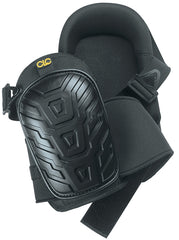 CLC Custom Leathercraft 345 Professional Kneepads, Supportive Gel Cushion, Breathable Neoprene Straps, Over Sized Caps for More Coverage, Ideal for Gardening, Flooring, Cleaning and Construction , Black