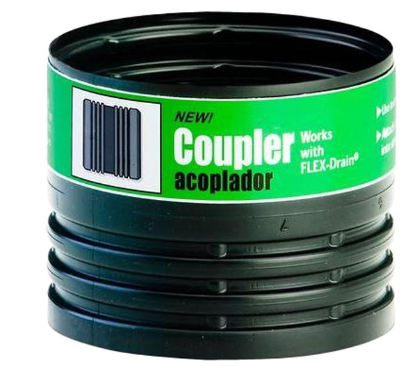 Flex-Drain 55020 Drain Pipe Coupler Adapter, Female to Female