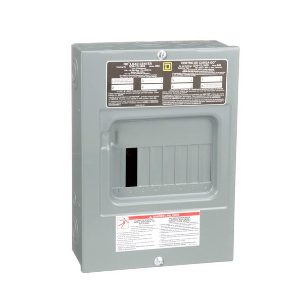 Square D Main Lug Load Center 100 Amp 6 Space 12 Circuits Boxed3 QO612L100SCP
