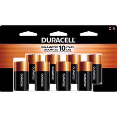 Duracell Coppertop C Batteries, 8 Count (Pack of 1), C Battery with Long-lasting Power, All-Purpose Alkaline Battery for Household and Office Devices MN14R8DWZ0017