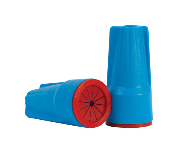 King Innovation 62225 DryConn Outdoor Electrical Wire Connector 20/Bag, Aqua/Red