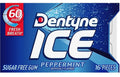 Dentyne Ice Peppermint Sugar-Free Chewing Gum, 9 Packs of 16 Pieces (144 Total Pieces) 551530
