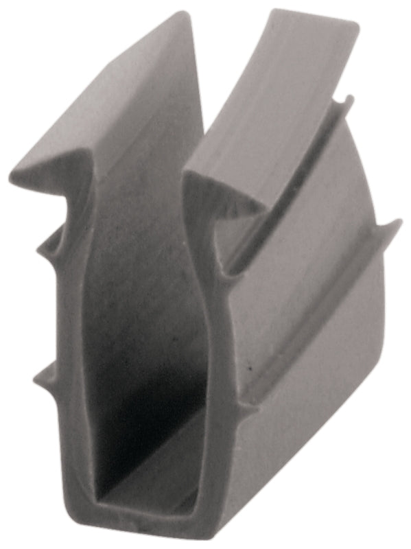 Prime-Line Glass Glazing Channel 19/64", 200', 9/32" X 1/4" Glass Gray Bulk P 7744