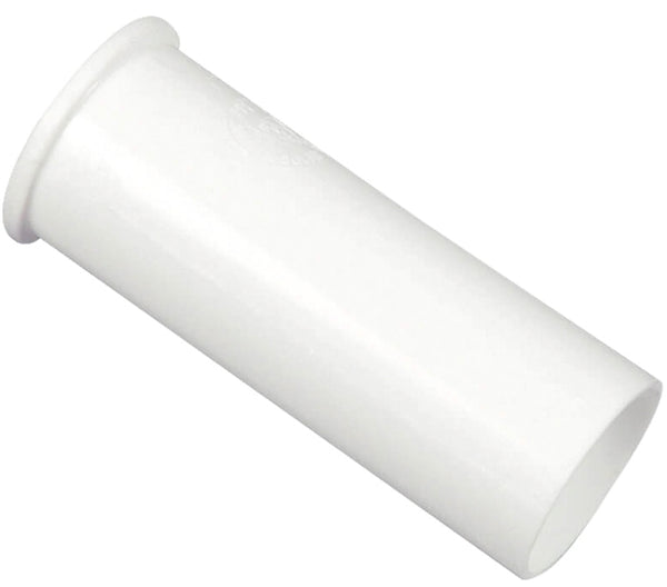 Danco 94016 Flanged Tailpiece, 1-1/2 In, 4 In L, Plastic, [Finish]<, For Use With Slip Joint Or Direct Connect Tubes, 1-1/2-Inch x 4-Inch, White
