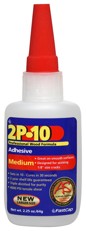 FastCap 80113 2P-10 Professional 2 Ounce Medium Wood Adhesive Glue 8276006