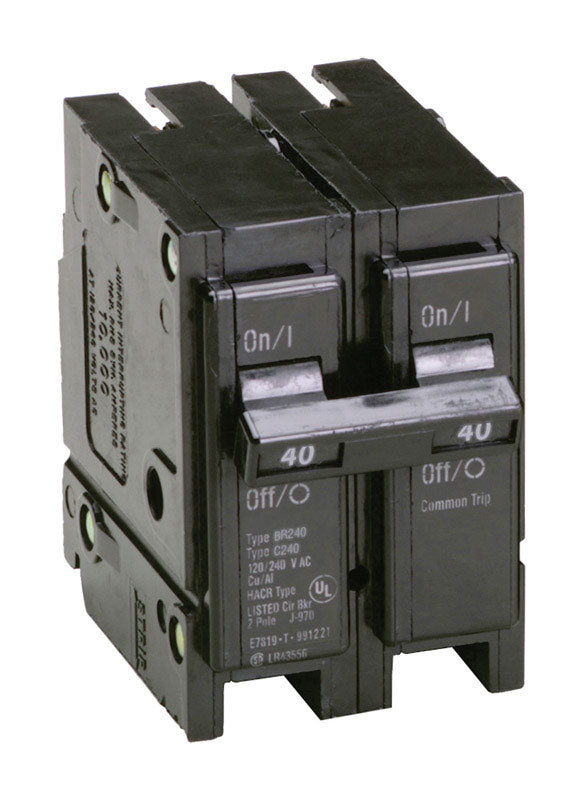 Eaton BR240 2" 40 Amp Double Pole Interchangeable Circuit Breaker