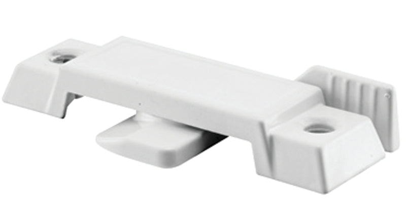 PRIME-LINE F 2590 Sash Lock for Vertical and Horizontal Sliding Windows – Replace Broken Sash Locks for Additional Home Security, 2-1/4” Mounting Hole Centers, White Diecast