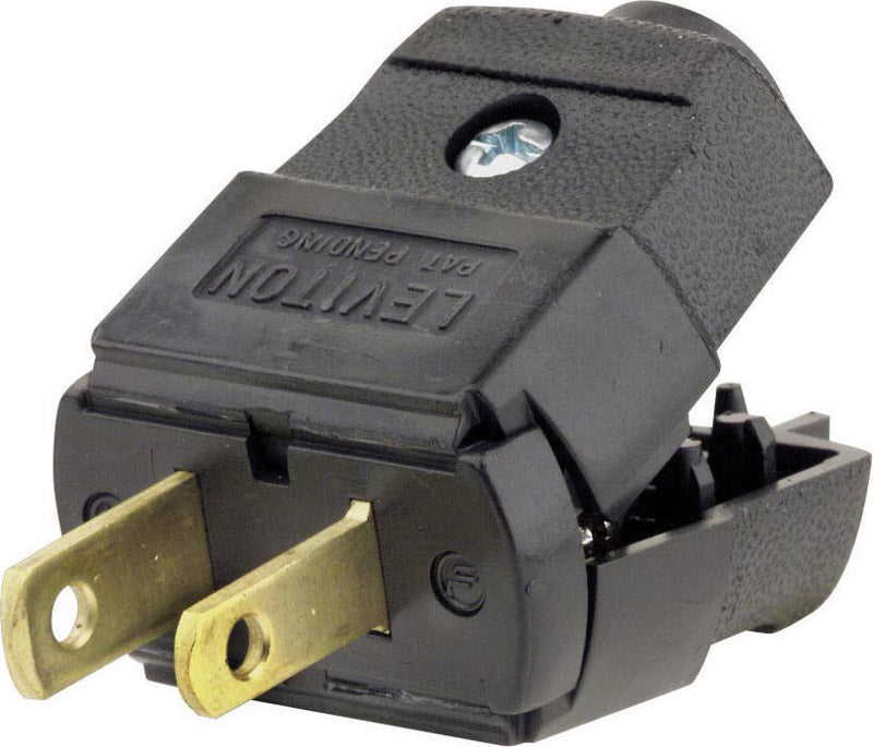 Leviton 101-2EP EB Plug Polar 2P3W 15A125V