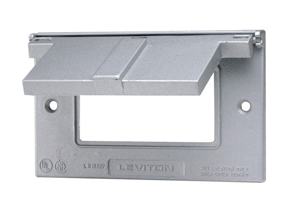 Leviton 4996-GY, Gray GFCI Cover Thermoplastic 04996-0GY