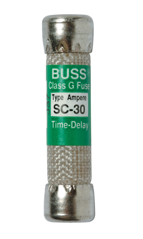 Bussmann BP/SC-30 30 Amp Time-Delay Class G Melamine Tube, 600V UL Listed (Pack of 2)