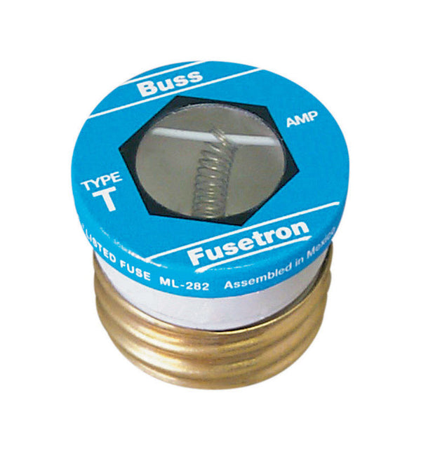 Bussman BP/T-6-1/4 6-1/4 Amp Dual-Element Time-Delay Edison Base Plug Fuse