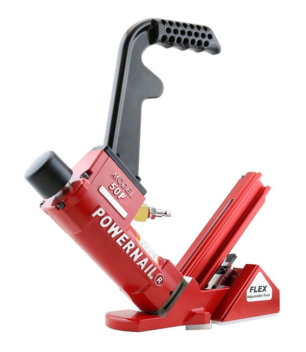 Powernail 50PFLEXW Pneumatic 18 Gauge L-Cleat Flooring Nailer with Flex Adjustable Base