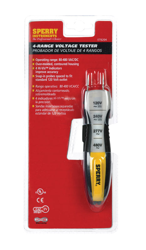 Sperry Instruments ET6204 4 Range Voltage Tester