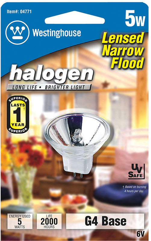 Westinghouse Mr11 Halogen Lamp 5 W Gu4 Base 1-3/8 in. 2900 K Carded