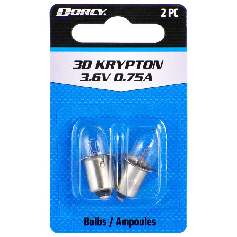 Dorcy 41-1661 Bulb Krypton Replace Kpr103 3D 2 Pack