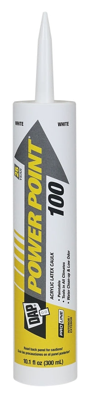 Dap Caulk Acry W/Sili Wht 10.1oz 18700