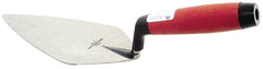 MARSHALLTOWN Brick Trowels, London Style, 10 x 4-5/8 Inch, DuraSoft Handle, Brickwork, Blockwork, Stonework, Masonry, Made in USA, 33 10FG