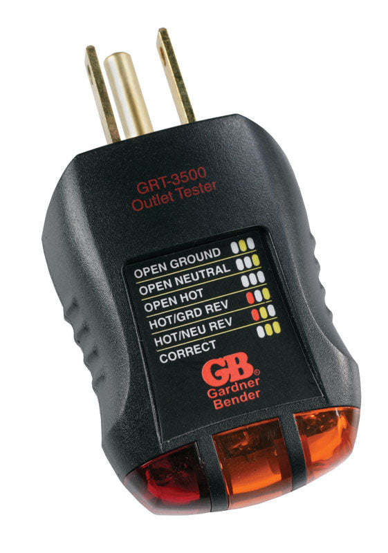 GARDNER BENDER GRT-3500 Receptacle Tester - Quantity 5
