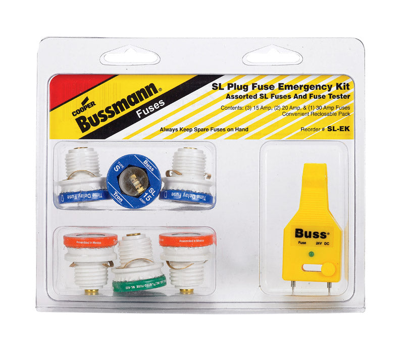 Bussmann SL-EK Fuse Kit, 125 V, Emergency Fuse