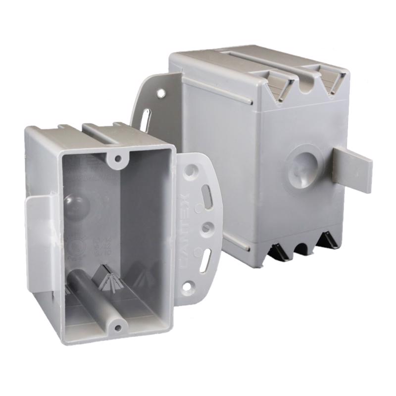 BOX 1GANGW/BRACKET PVC20 [Misc.]
