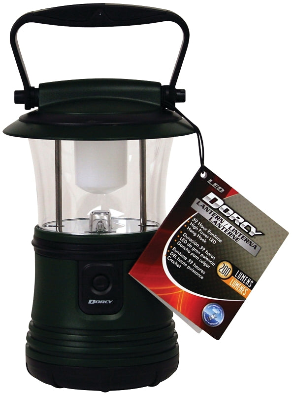 Dorcy 200 Lumen Rugged Camping Lantern with Amber Night Light Mode , Green , samsung - 22629 41-3103