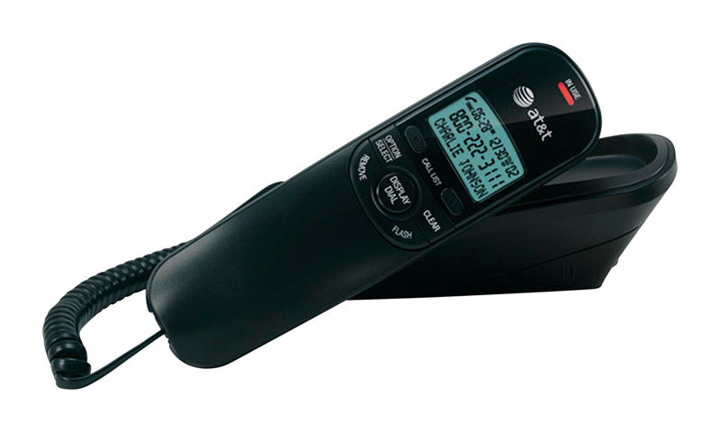 At&T Corded Phone With Caller Id Black