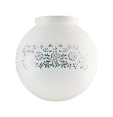 Westinghouse 8570700 glass lamp shade, White