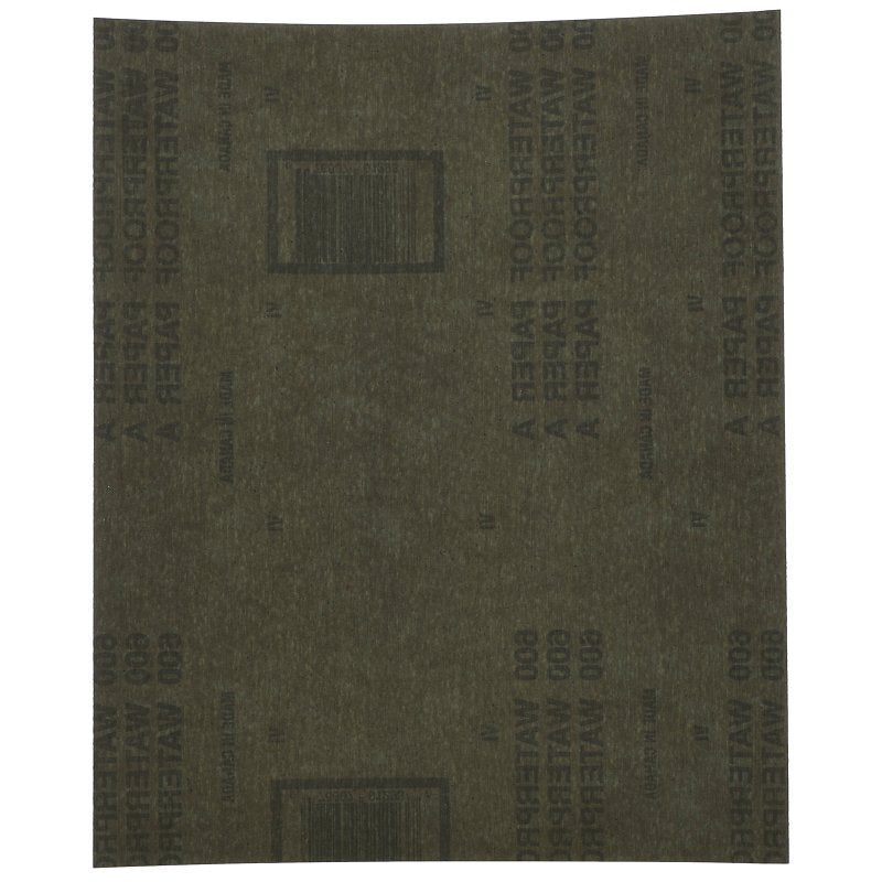 Norton Sandwet Job Pack Abrasive Sheet, Paper Backing, Silicon Carbide, Waterproof, Grit 600 (Pack of 25)