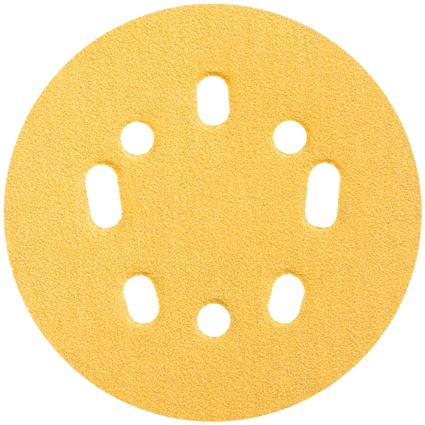 Norton Sanding Disc,Grit P80,5-Inch x5 and 8 HoleVac hole 04062