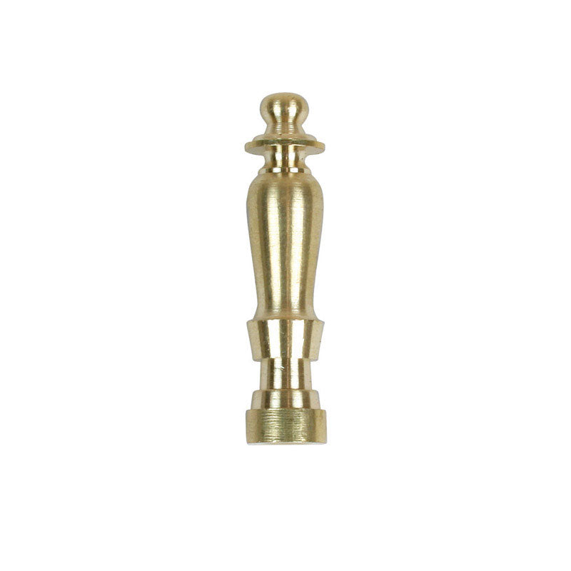 JANDORF Specialty Hardware 60100 2" Brass Spindle Finial