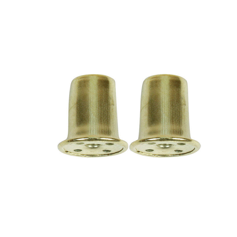 Finial Top Hat 1in Brass Fin