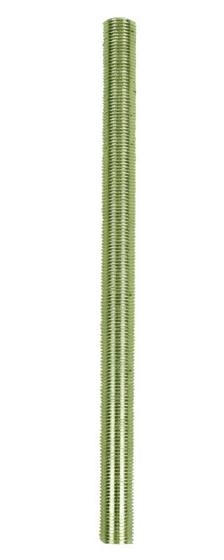JANDORF Specialty Hardware 60164 6" 1/8IP Zinc Nipple, Yellow