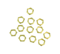 Orrco Nuts Hex 1/8ip Solid BRS Pk/12 60169