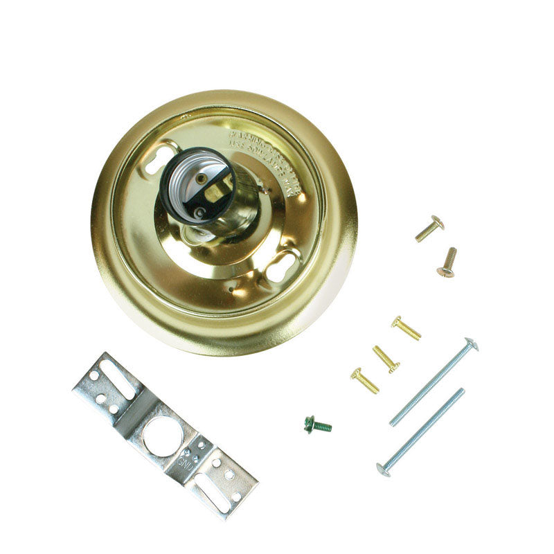 JANDORF SPECIALTY HARDWARE 60221 3-1/4" Brass shade holder