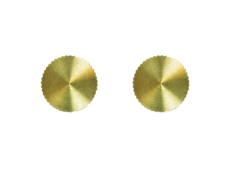 JANDORF Specialty Hardware 60232 2-Pack 1/8IP Brass Lock up Cap