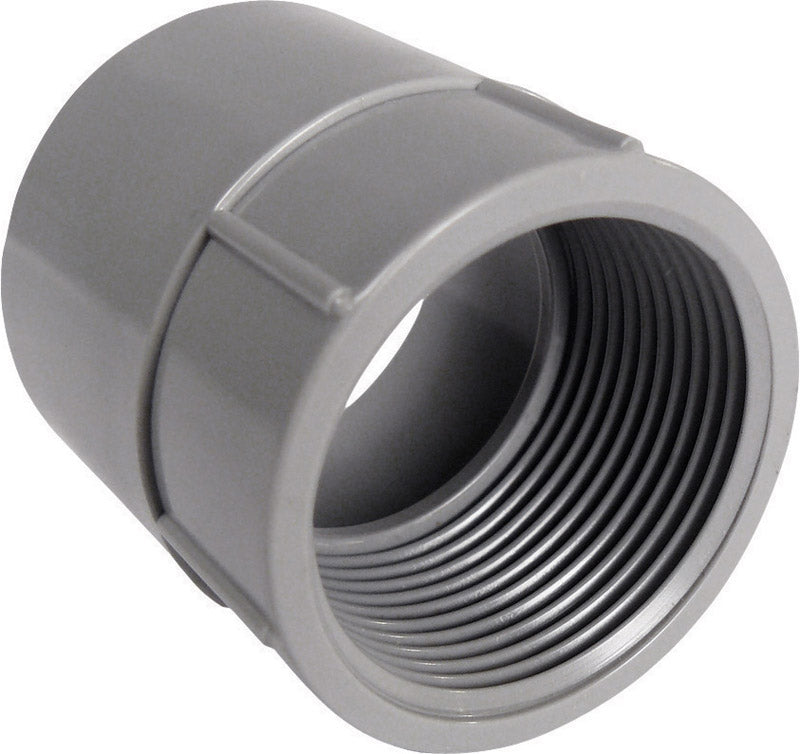 Cantex 5140049 Female Adapter, 2-1/2 In Conduit, Pvc