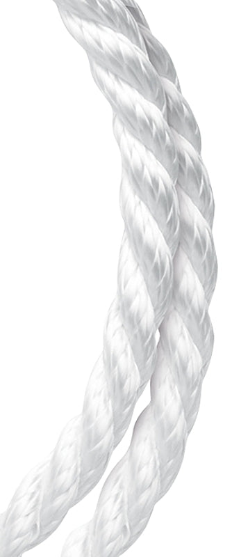 BARON MFG Rope Nylon TWST WHT 3/8INX50FT 53211