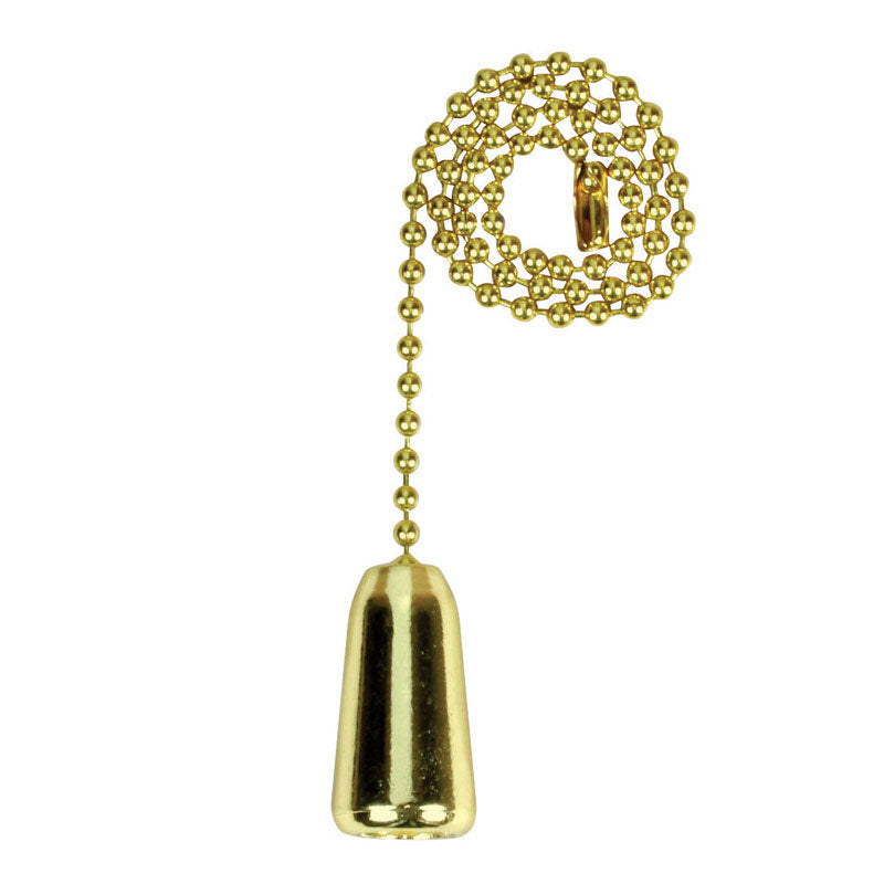 Jandorf Chain Pull Sol Brs Trdrop 12in, 60315