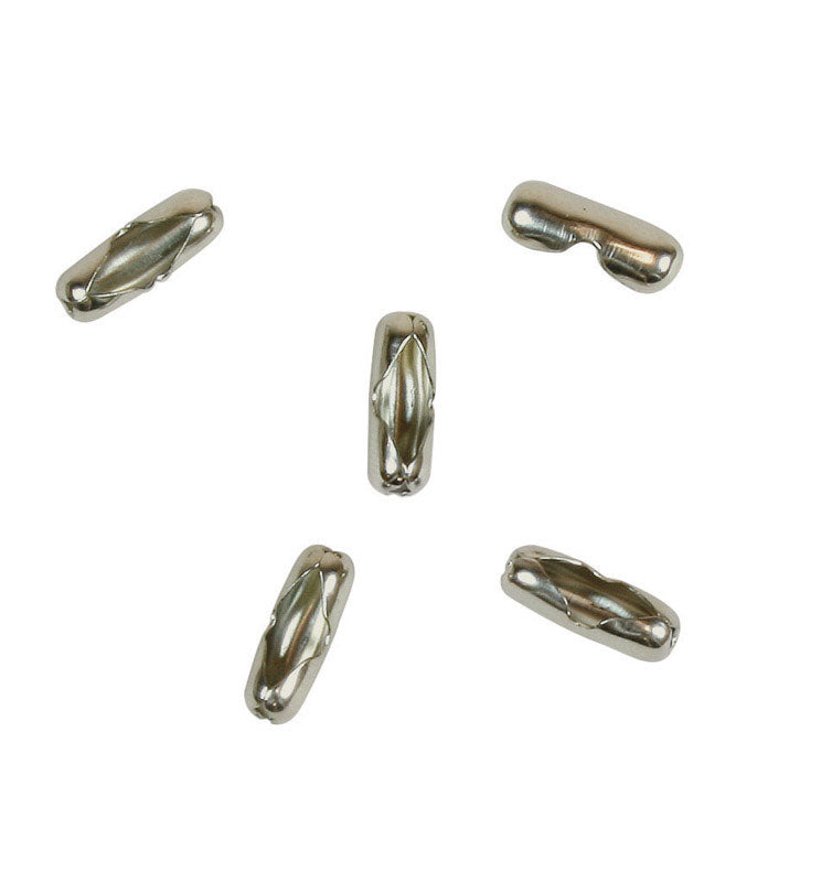 Jandorf 60354 Chain Connector, 6, Nickel Plated (Pack of 5)