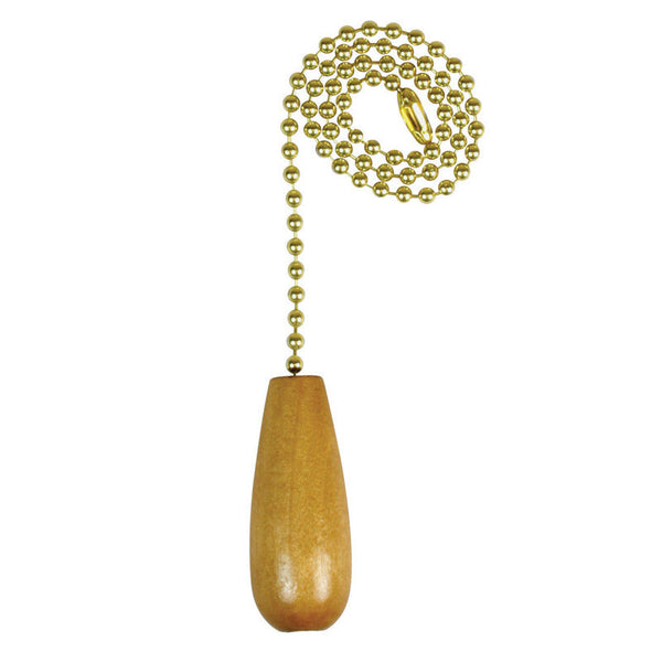 Orrco Incorporated Chain Pull W/NAT Wood Cyl 12in 60321