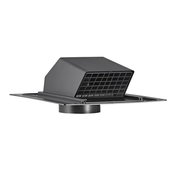 Lambro 354R Black Plastic Roof Cap, 4"