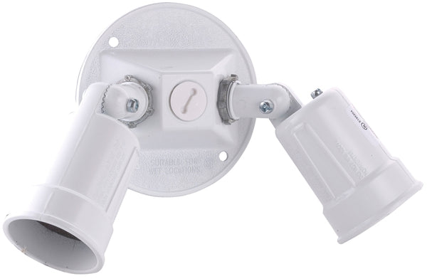 BELL 5625-1G Weatherproof Lamp Holders and Cover with 2 Exterior Gaskets, White