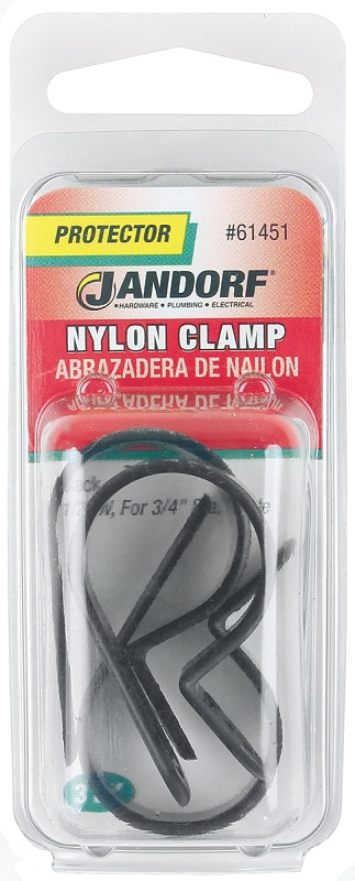 Jandorf Clamp Nylon Blk 1/2X3/4 61451