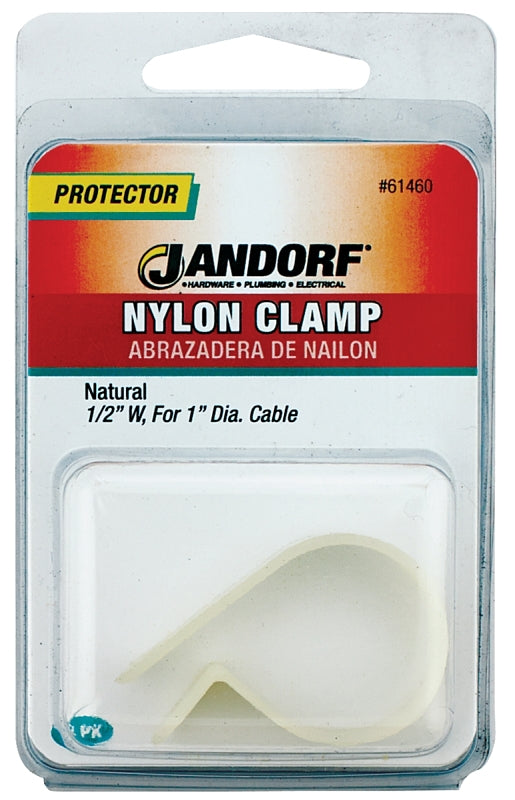 Jandorf Clamp NYL Nat1/2x1cd2 Natural Nylon 61460
