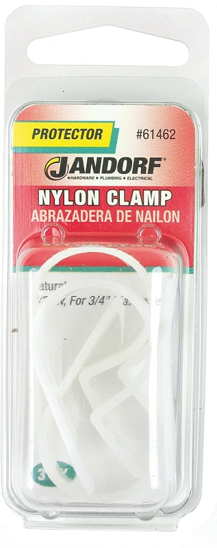 Jandorf Clamp Nylon Nat 1/2x3/4 61462