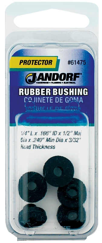 Jandorf 61475 conduit bushing, Black